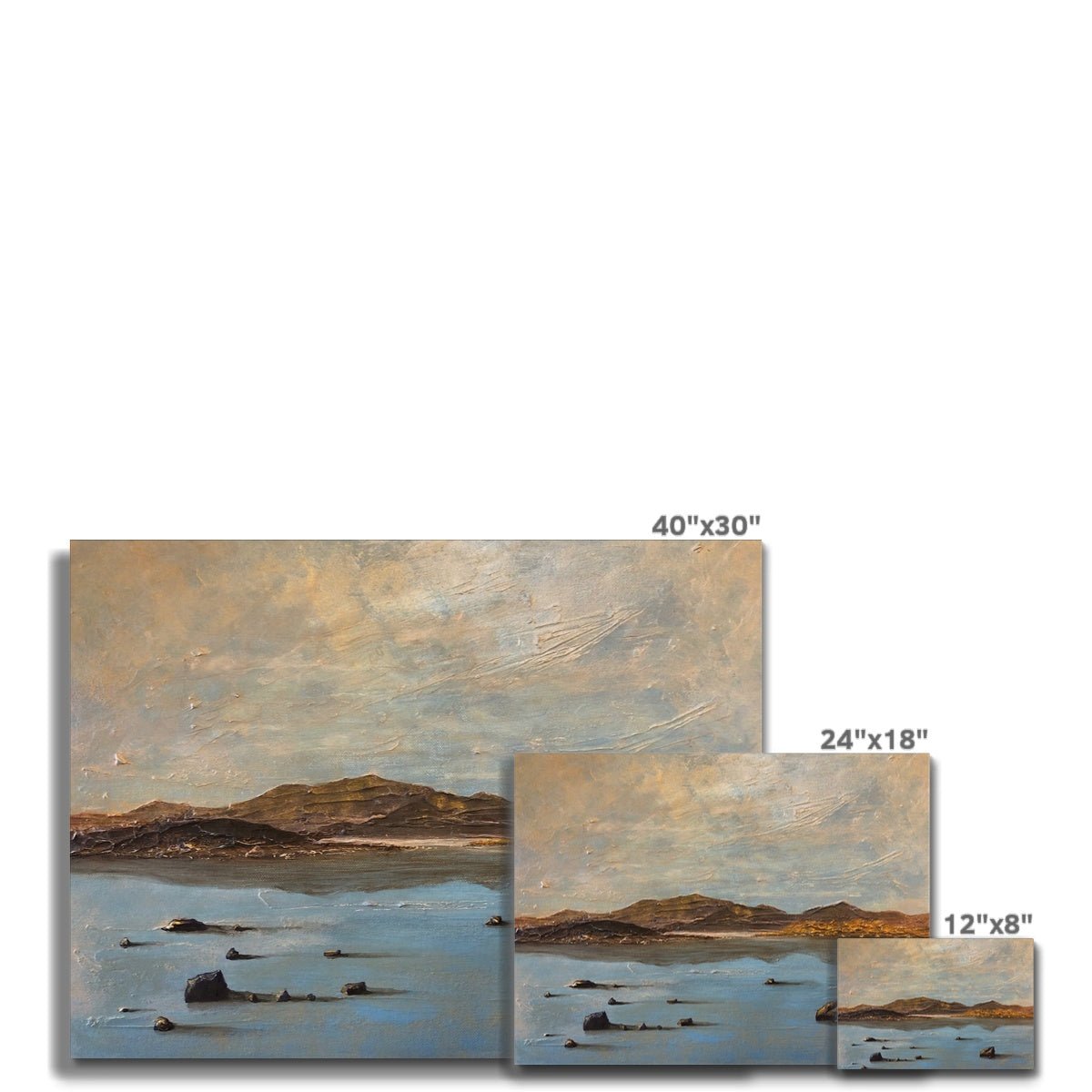 Loch Druidibeg South Uist Painting | Canvas From Scotland