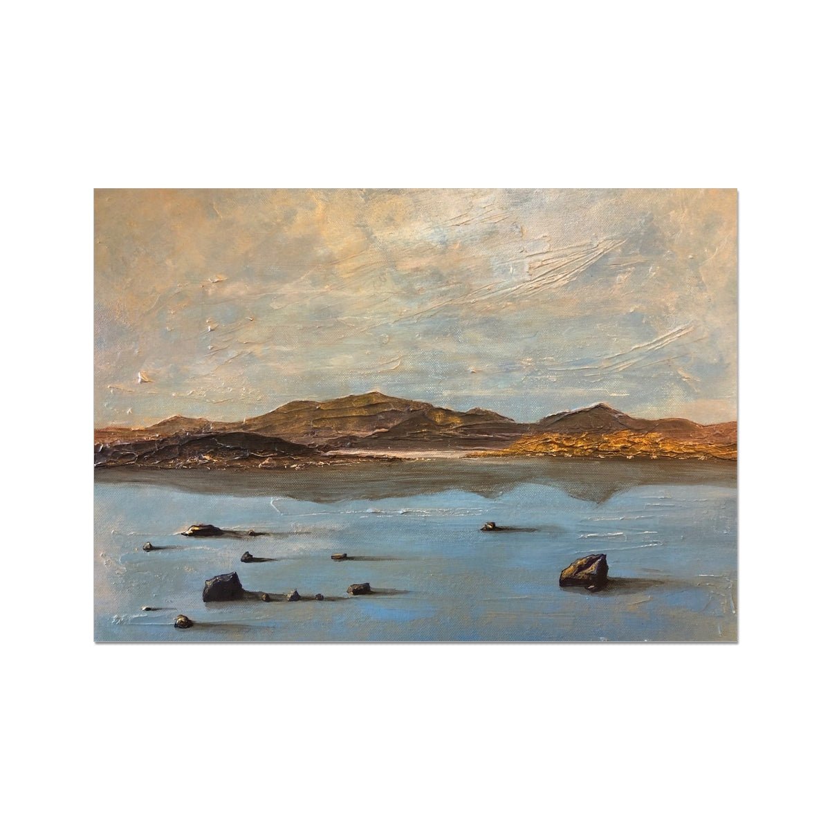 Loch Druidibeg South Uist Painting | Fine Art Prints From Scotland