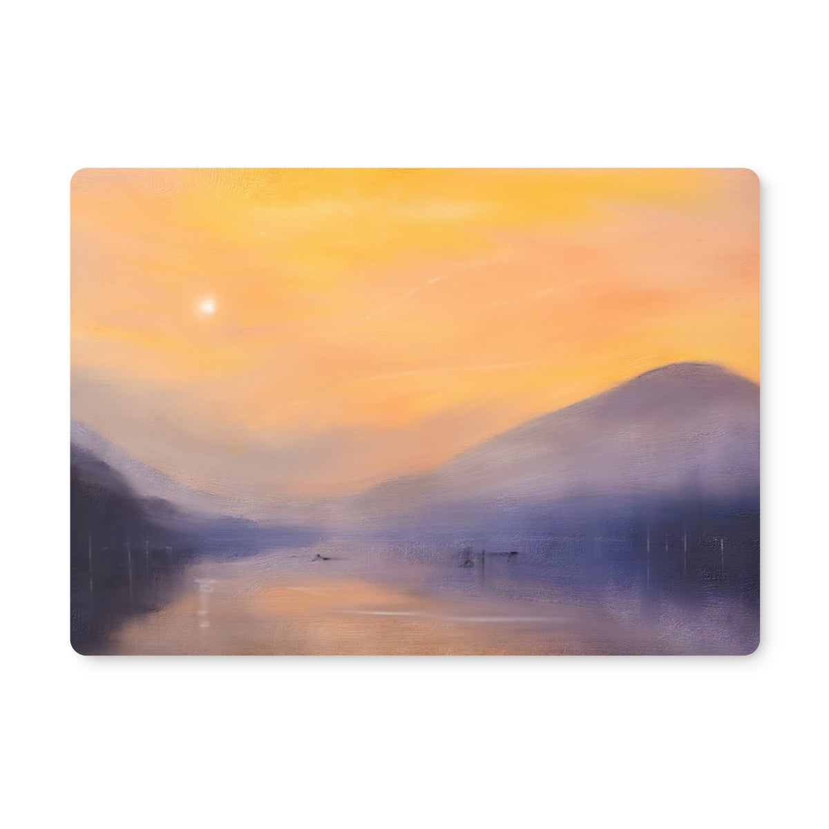 Loch Eck Dusk | Scottish Art Gifts | Placemat