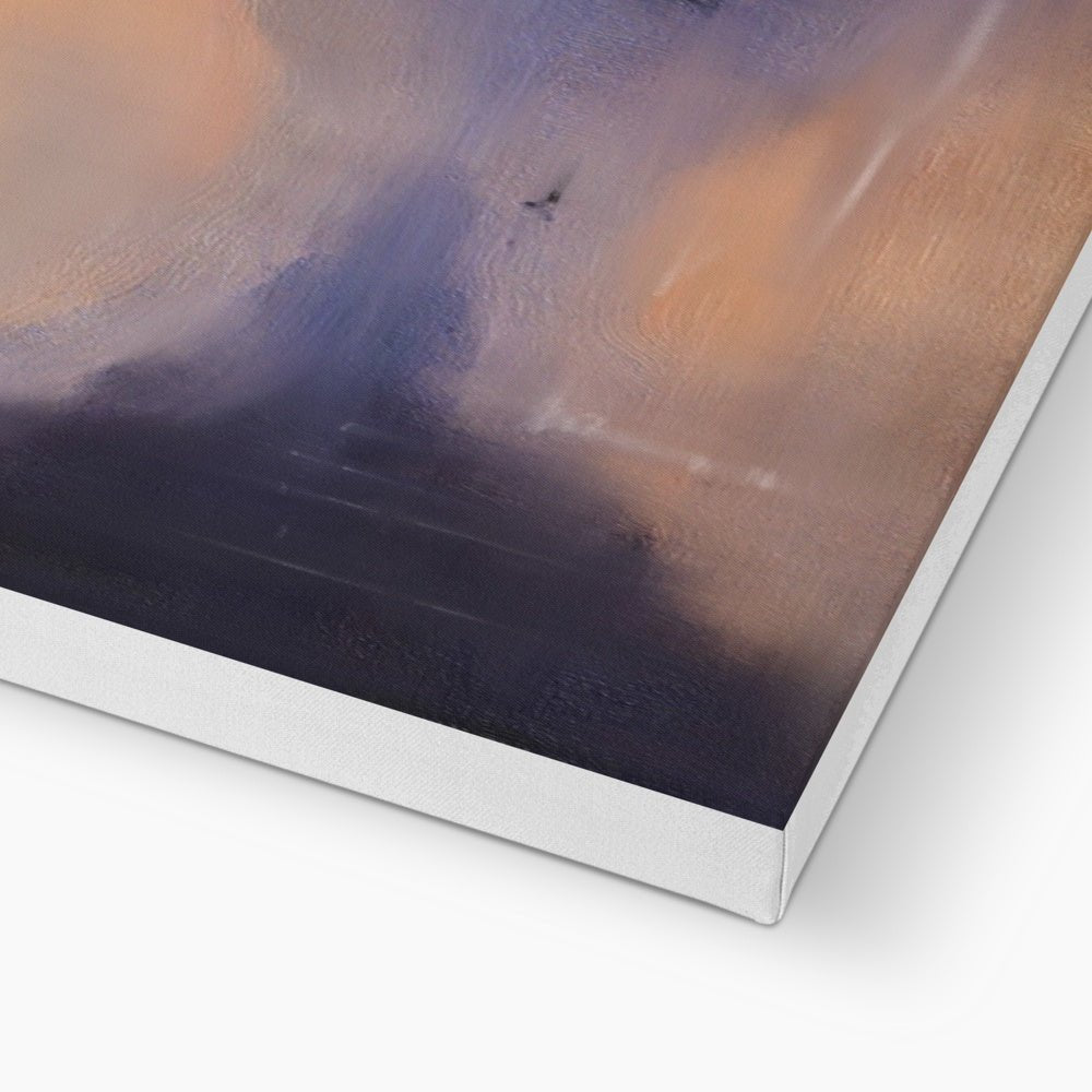 Loch Eck Dusk Painting | Canvas From Scotland