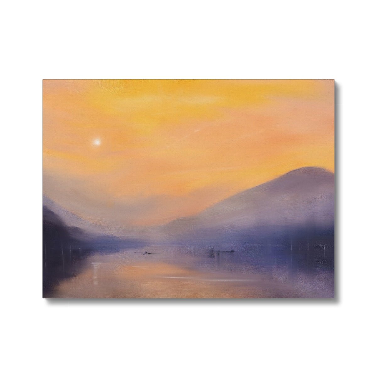 Loch Eck Dusk Painting | Canvas From Scotland