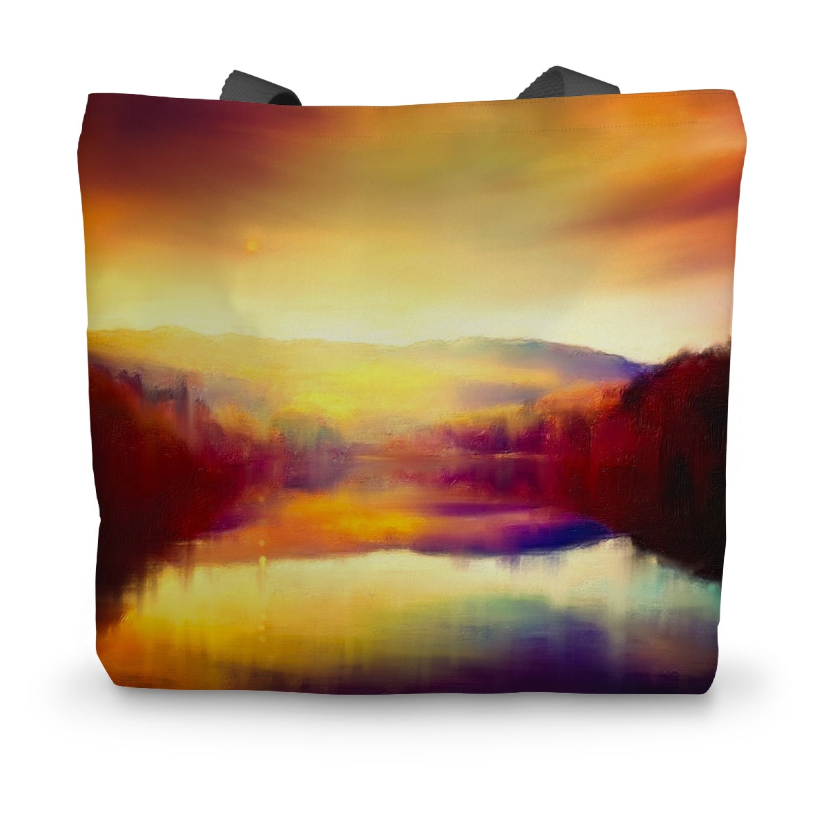 Loch Faskally Dusk Art Gifts Canvas Tote Bag