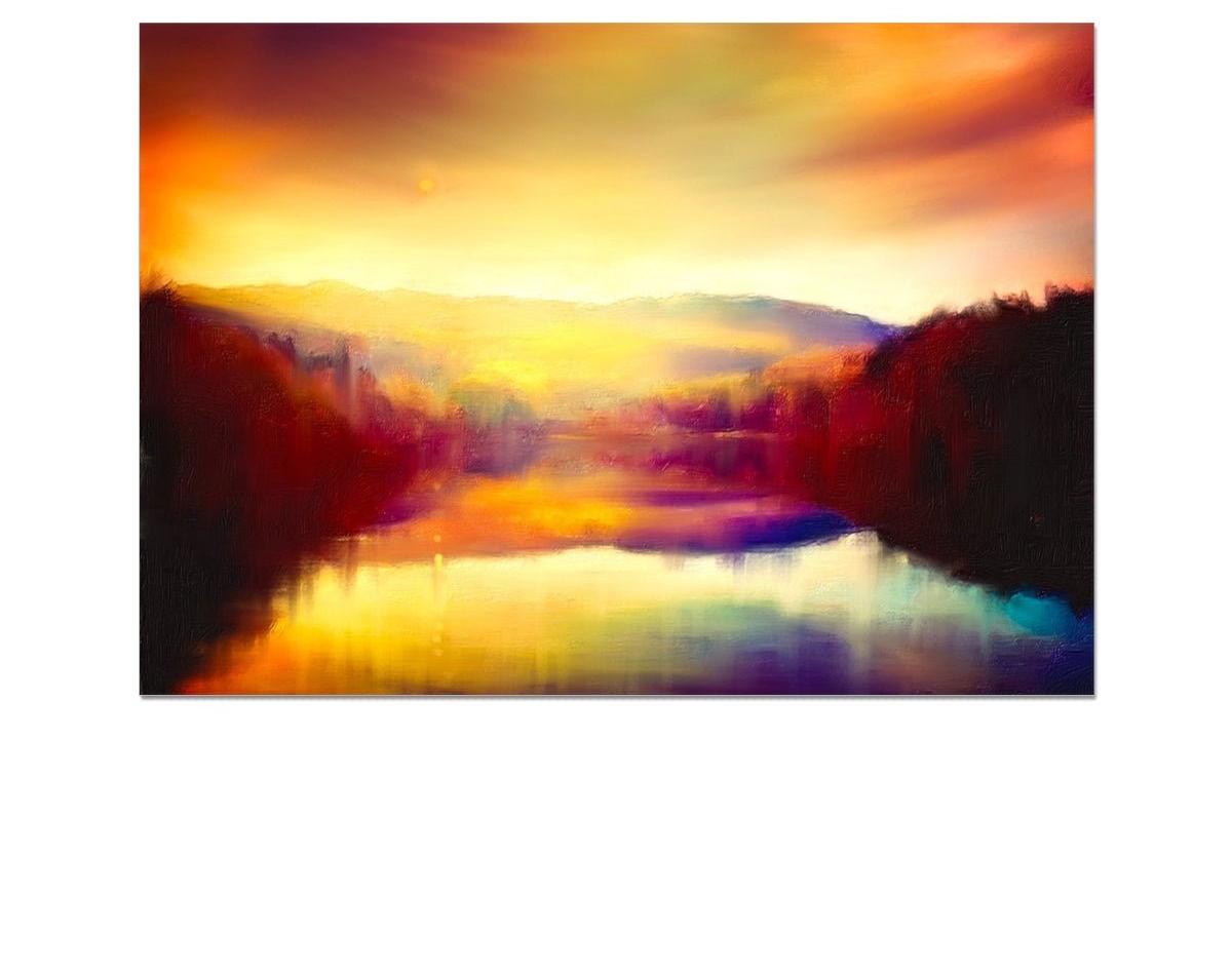 Loch Faskally Dusk Art Prints