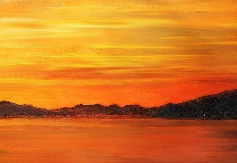 Loch Fyne Sunset Art Prints from my Lochs & Mountains Art Gallery Collection