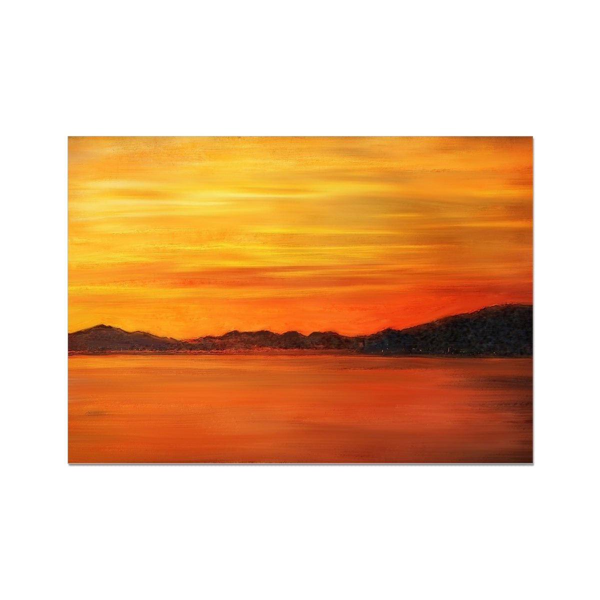 Loch Fyne Sunset Painting Scotland | Signed Scottish Fine Art Prints