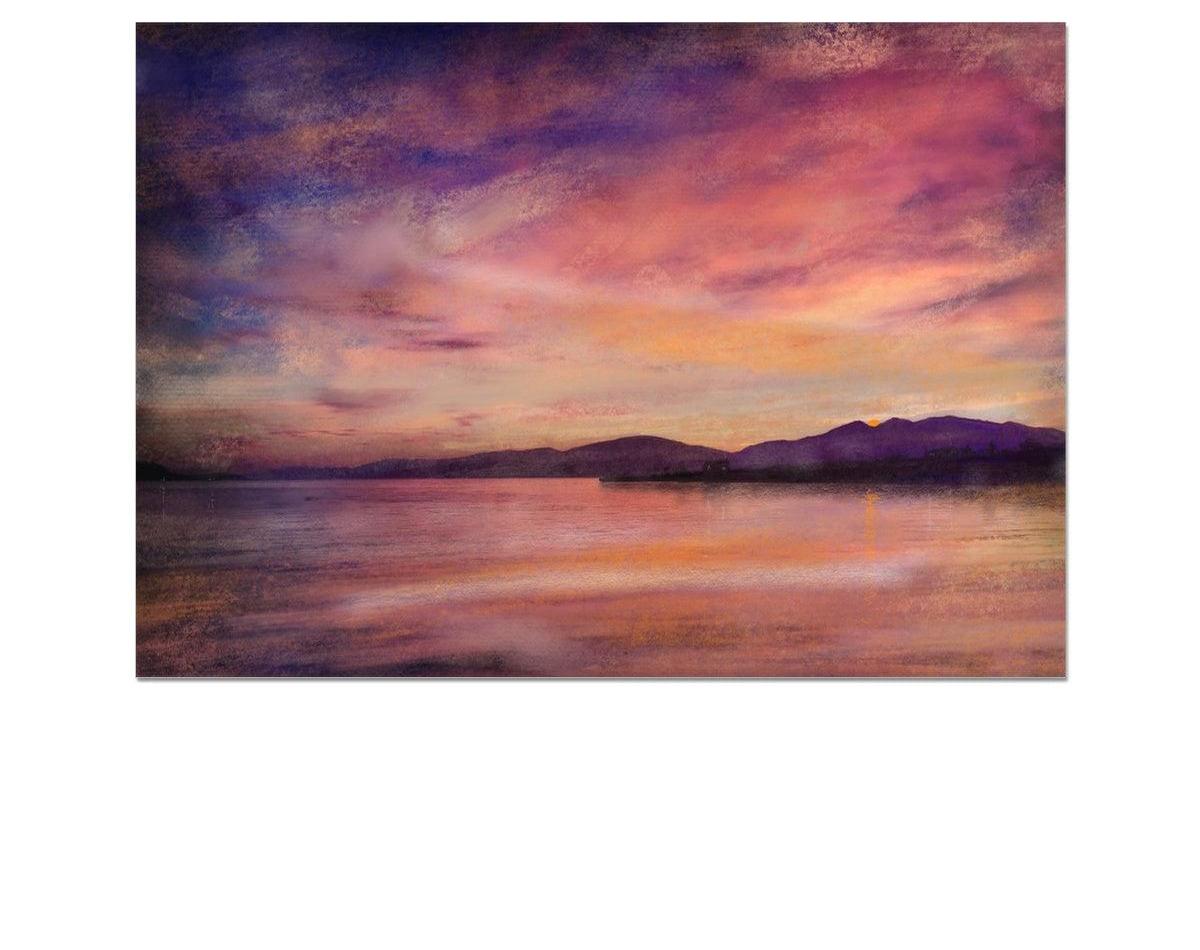 Loch Linnhe Dusk Art Prints from my Lochs & Mountains Art Gallery Collection