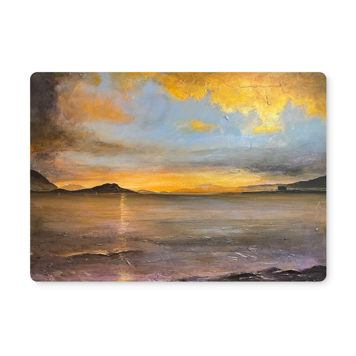 Loch Linnhe Sunset | Scottish Art Gifts | Placemat