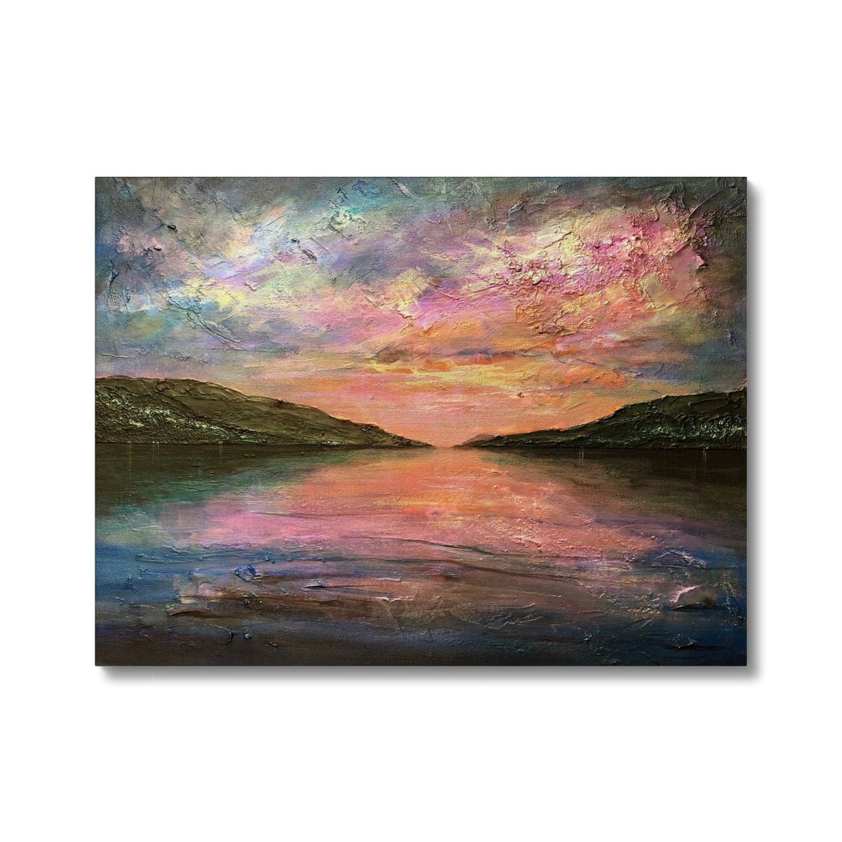 Loch Ness Dawn Canvas