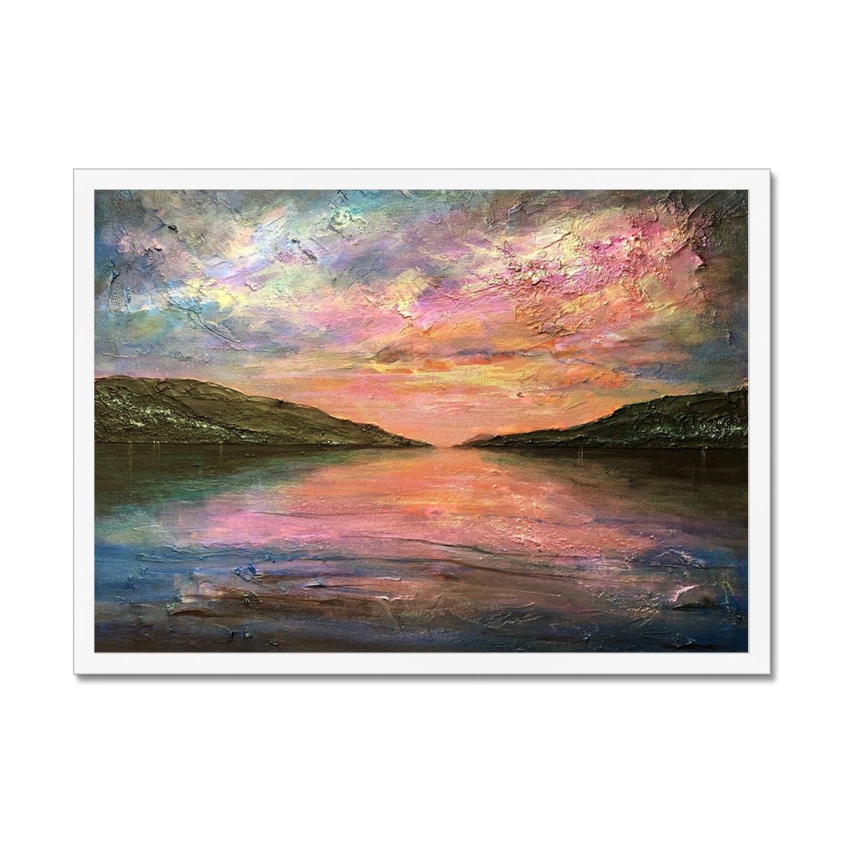 Loch Ness Dawn Painting | Framed Prints From Scotland