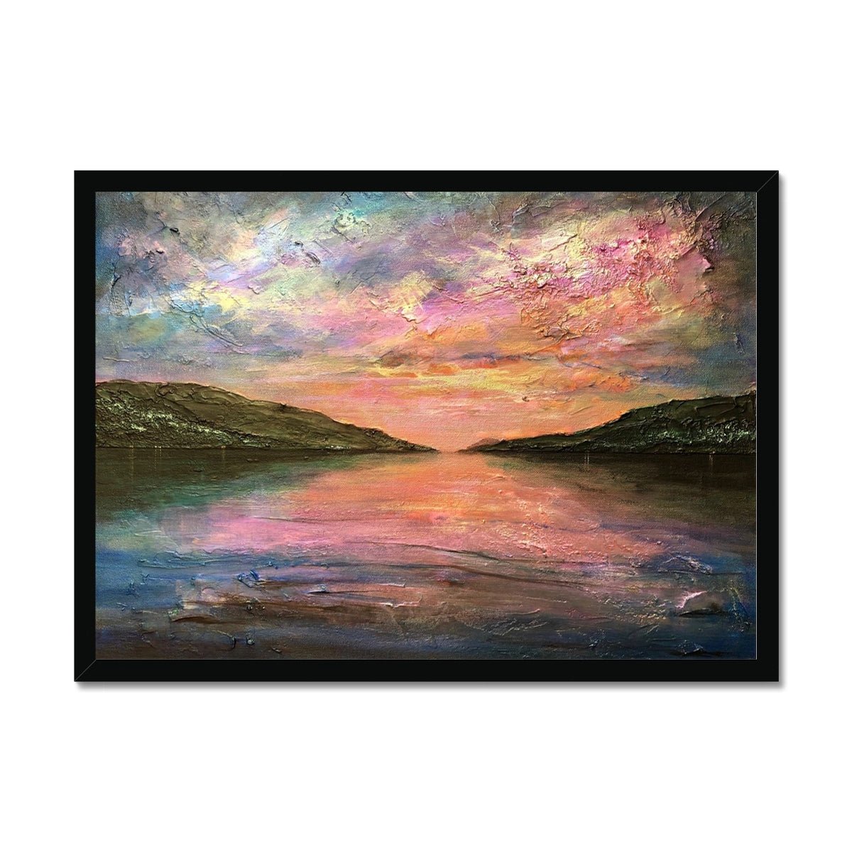 Loch Ness Dawn Painting | Framed Prints From Scotland