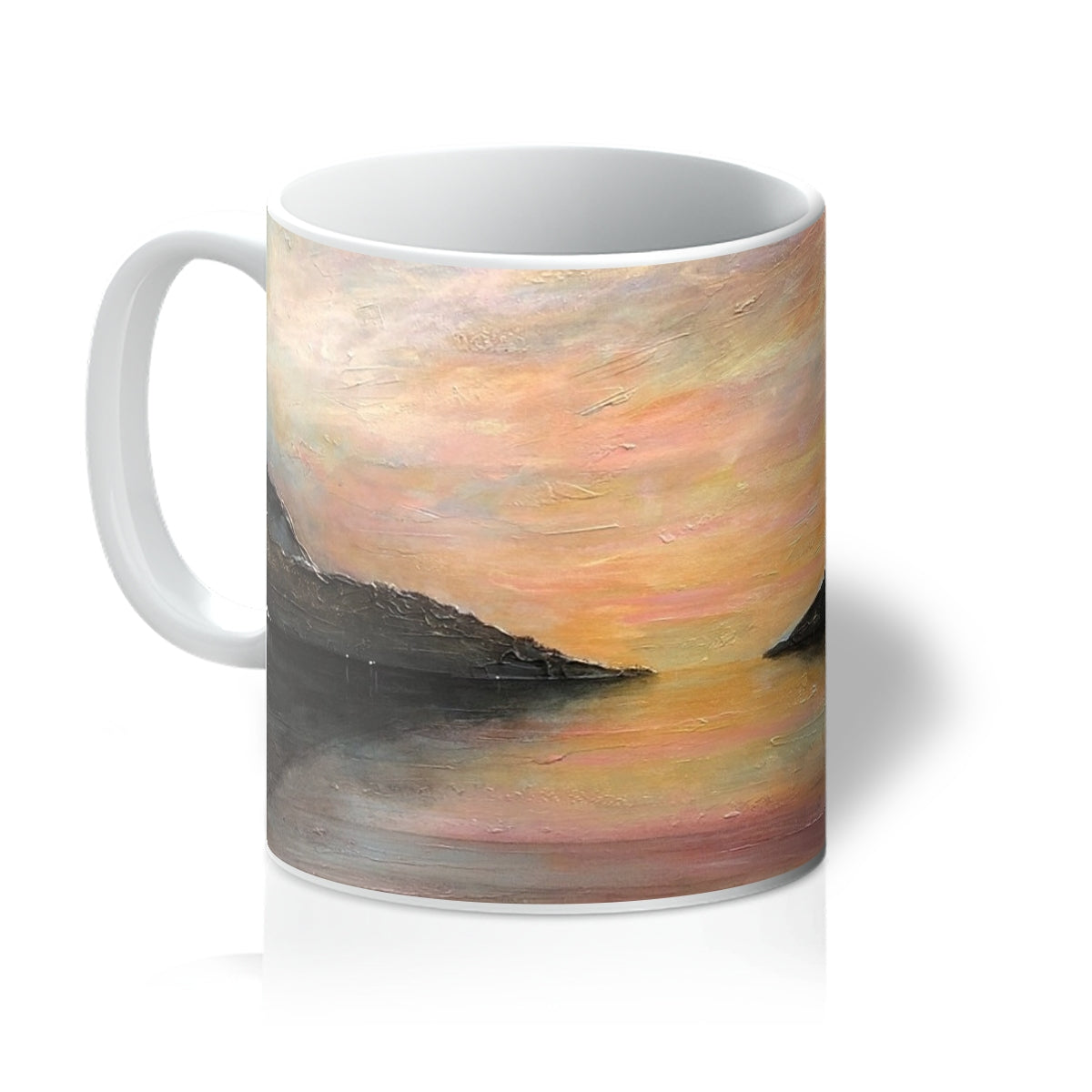 Loch Ness Glow Art Gifts Mug | Scottish Lochs & Mountains Art Gallery | Paintings, Prints, Homeware and Art Gifts From Scotland By Scottish Artist Kevin Hunter