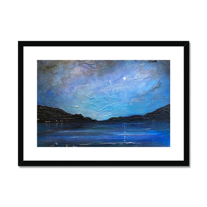 Loch Ness Moonlight Painting | Framed &amp; Mounted Prints From Scotland