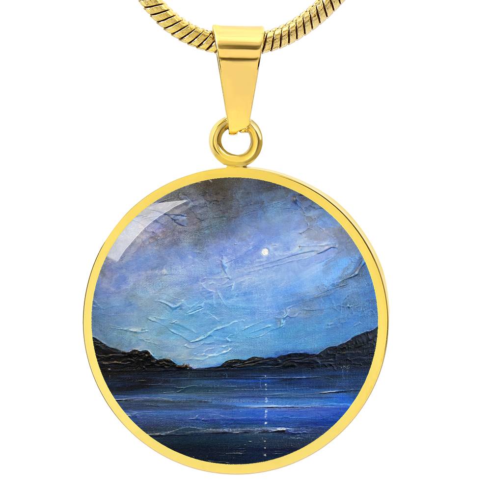 Loch Ness Moonlight | Scottish Art Jewellery | Luxury Necklace