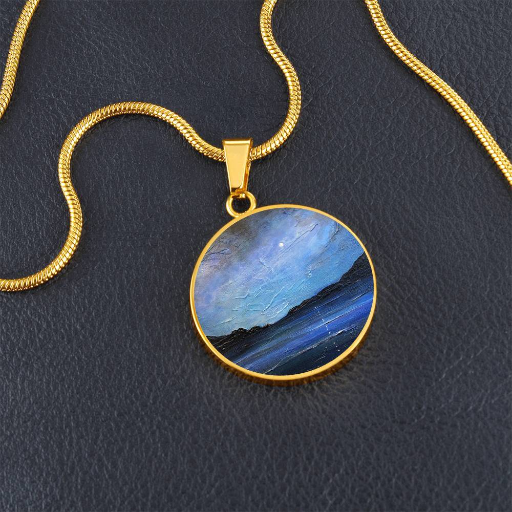 Loch Ness Moonlight | Scottish Art Jewelry | Luxury Designer Necklace