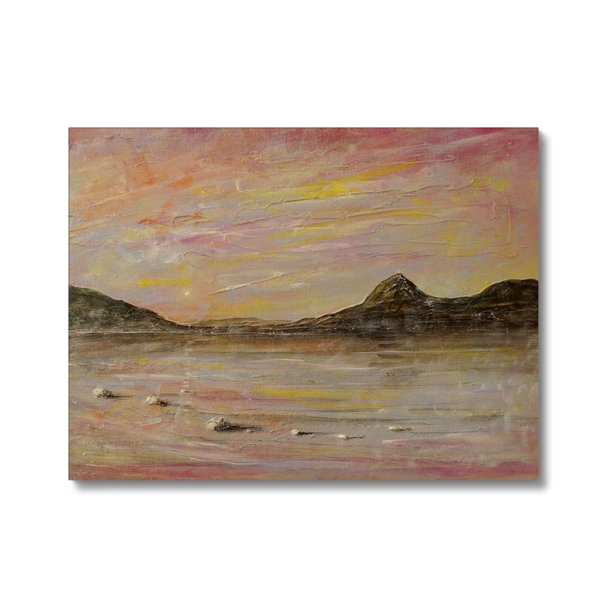 Loch Rannoch Dawn Painting | Canvas Prints From Scotland