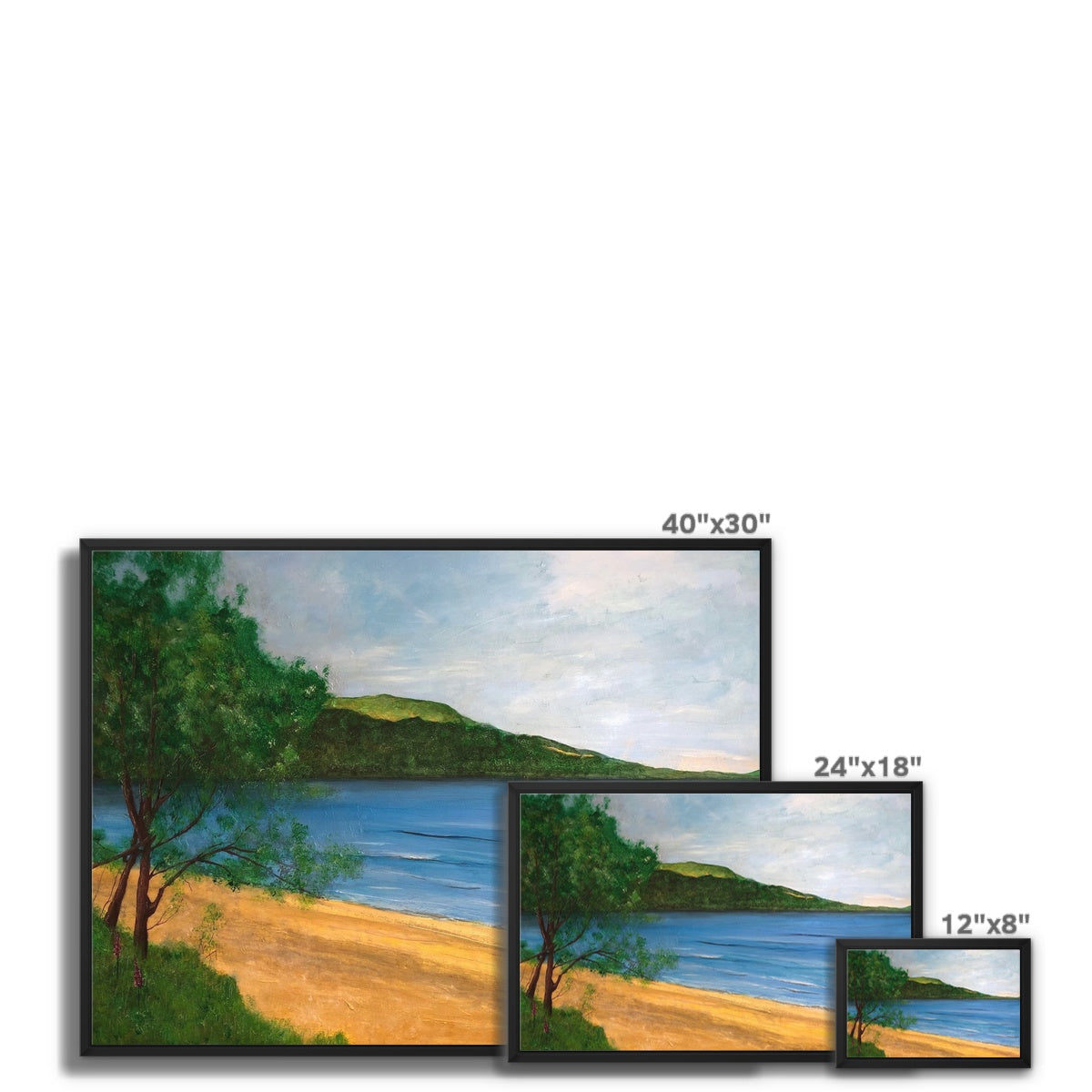 Loch Rannoch Painting | Framed Canvas Prints From Scotland