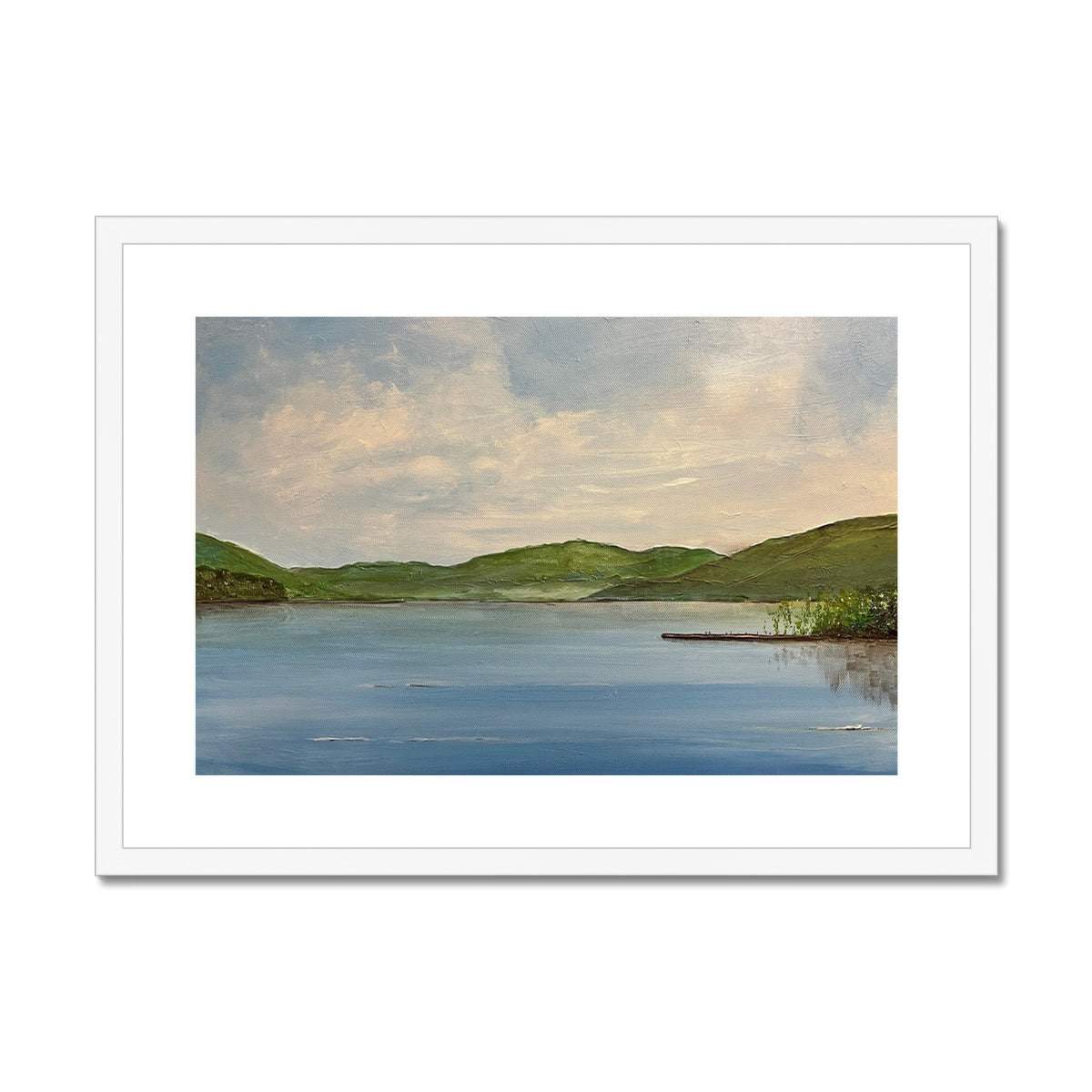 Loch Tay ii Painting | Framed &amp; Mounted Prints From Scotland