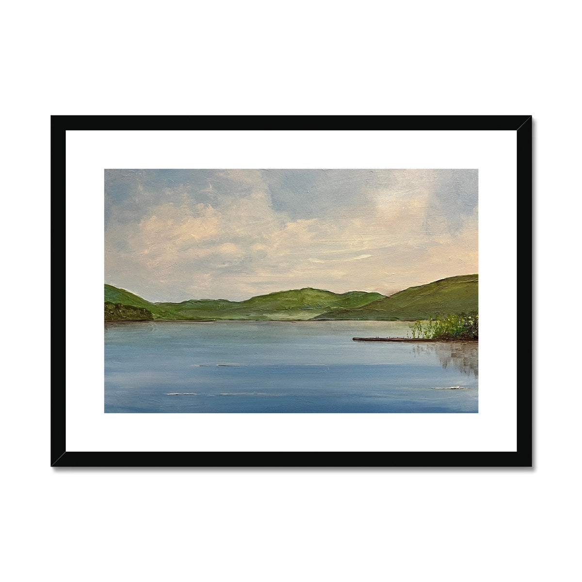 Loch Tay ii Painting | Framed &amp; Mounted Prints From Scotland