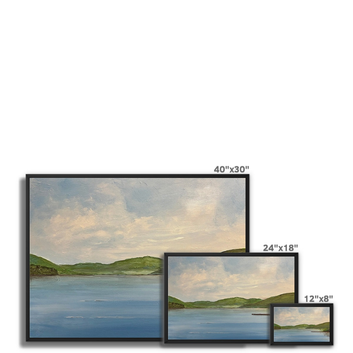 Loch Tay ii Painting | Framed Canvas From Scotland