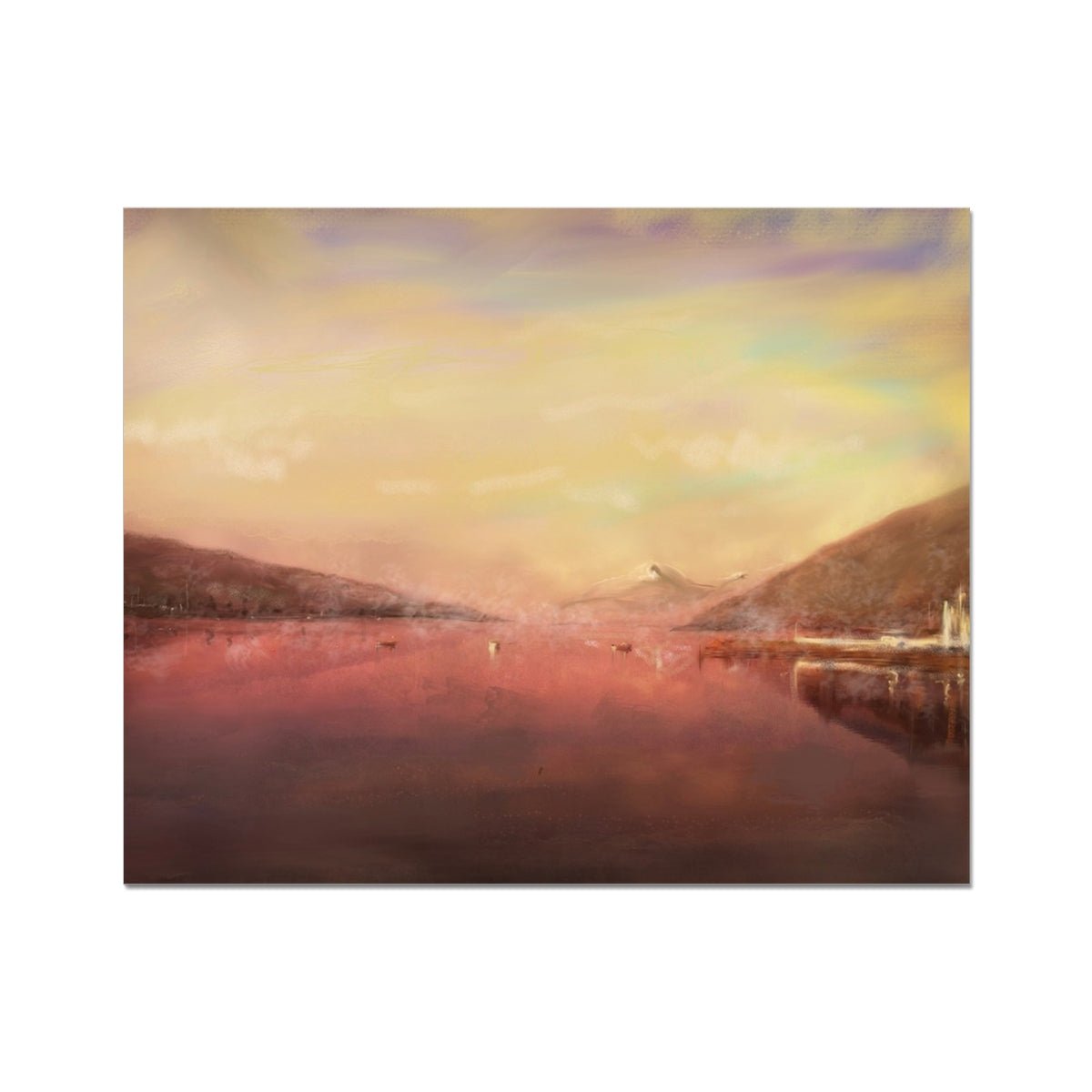 Loch Tay Painting | Artist Proof Collector Prints From Scotland-Artist Proof Collector Prints-Scottish Lochs & Mountains Art Gallery-20"x16"-Paintings, Prints, Homeware, Art Gifts From Scotland By Scottish Artist Kevin Hunter