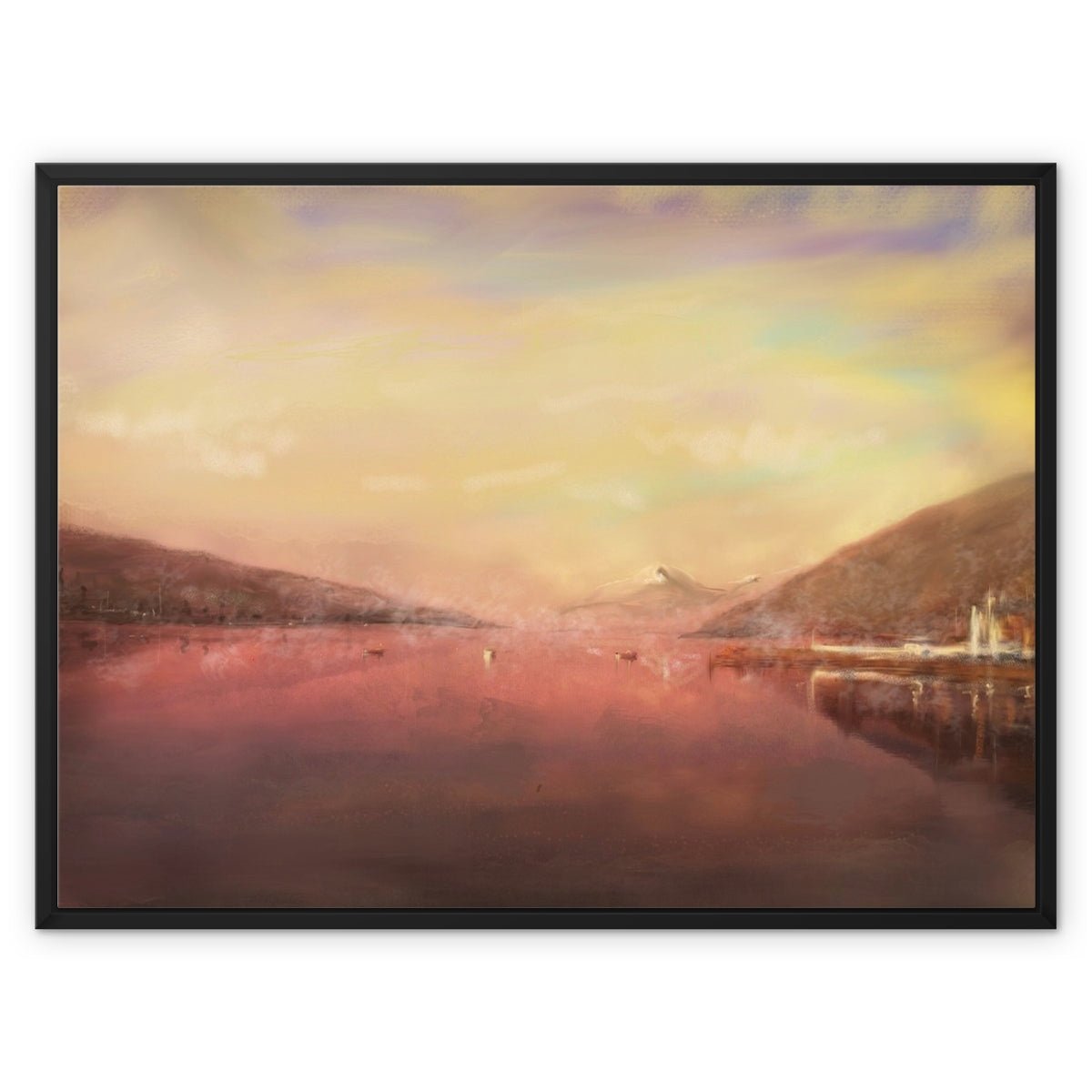 Loch Tay Painting | Framed Canvas From Scotland