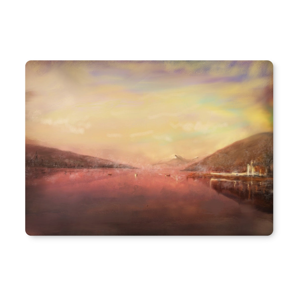 Loch Tay | Scottish Art Gifts | Placemat | Scottish Lochs &amp; Mountains Art Gallery | Paintings, Prints, Homeware and Art Gifts From Scotland By Scottish Artist Kevin Hunter