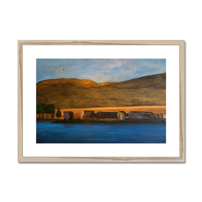 Lochindorb Castle Painting | Framed &amp; Mounted Prints From Scotland