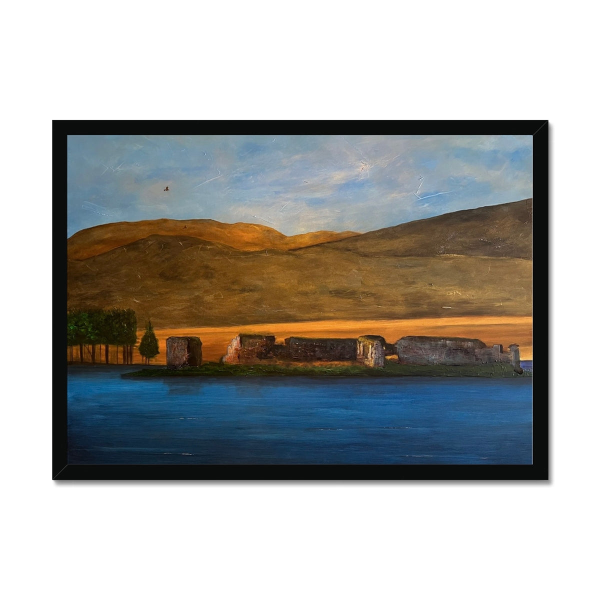 Lochindorb Castle Painting | Framed Prints From Scotland