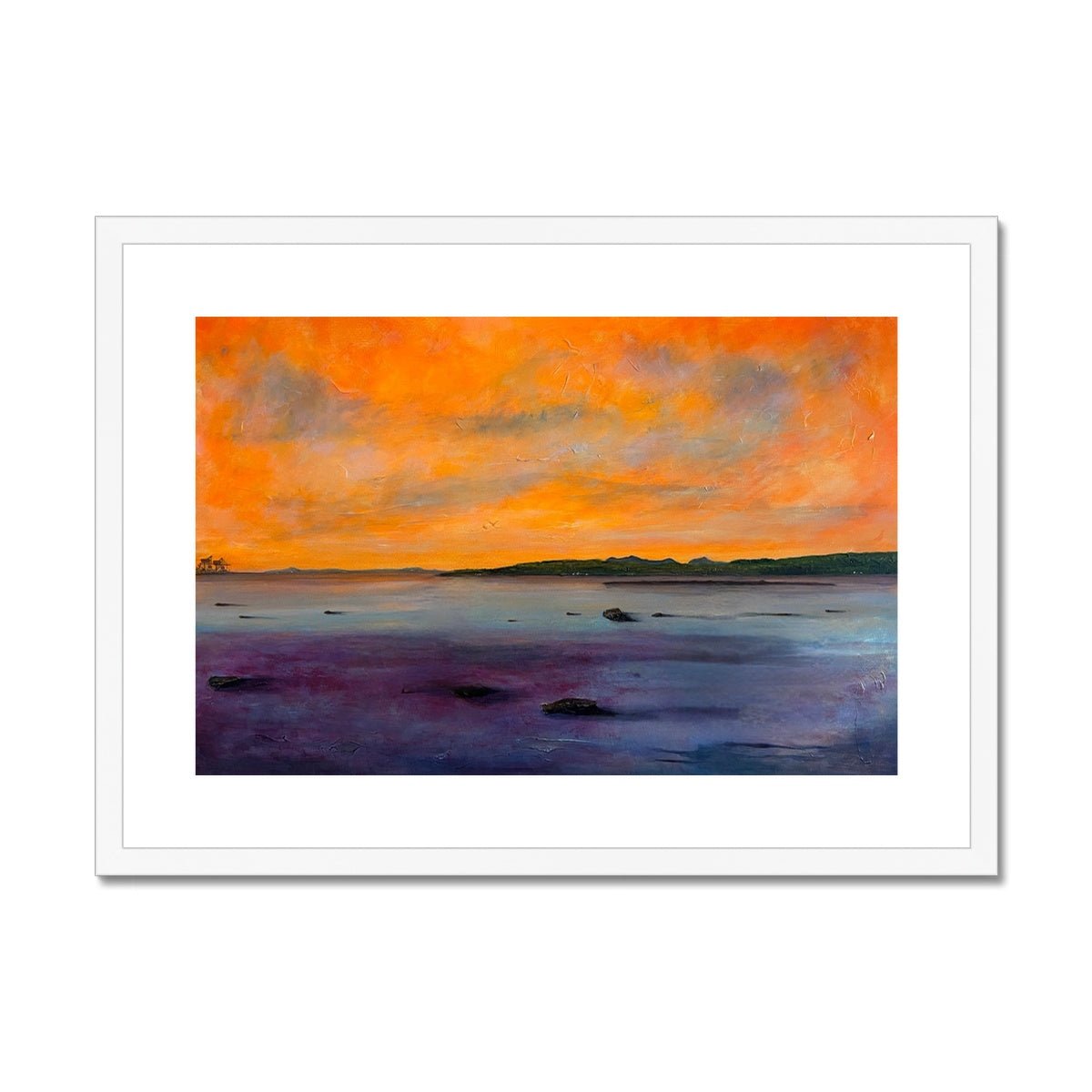 Looking From Largs Painting | Framed &amp; Mounted Prints From Scotland