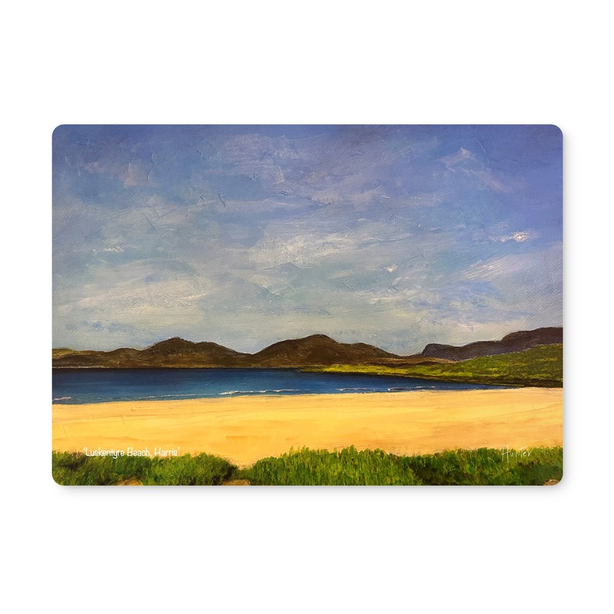 Luskentyre Beach Harris Art Gifts Placemat