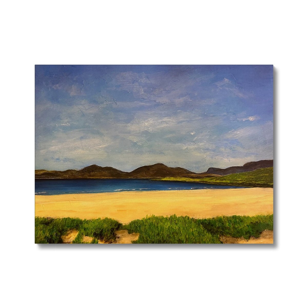 Luskentyre Beach Harris Painting | Canvas Prints From Scotland