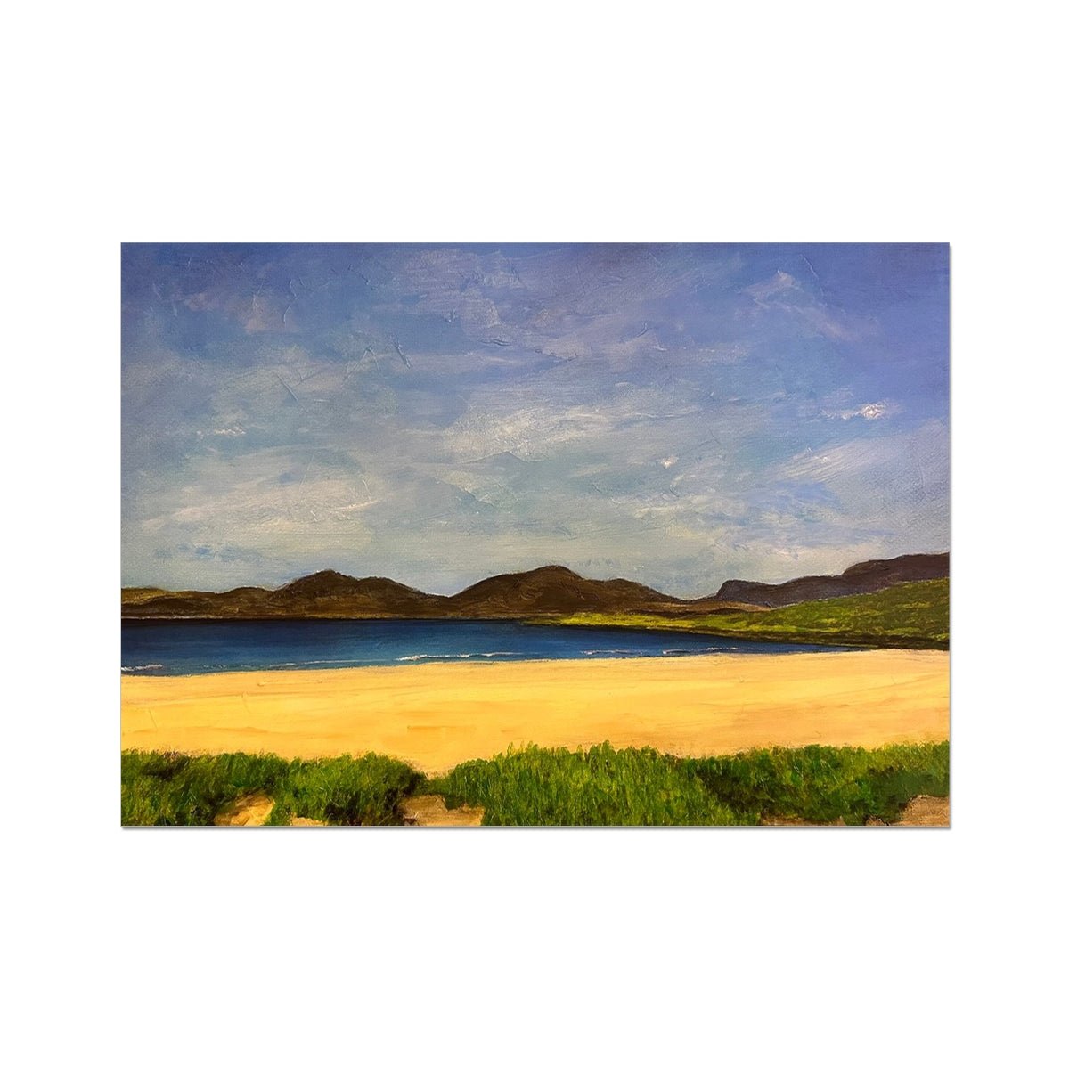 Luskentyre Beach Harris Painting | Fine Art Prints From Scotland