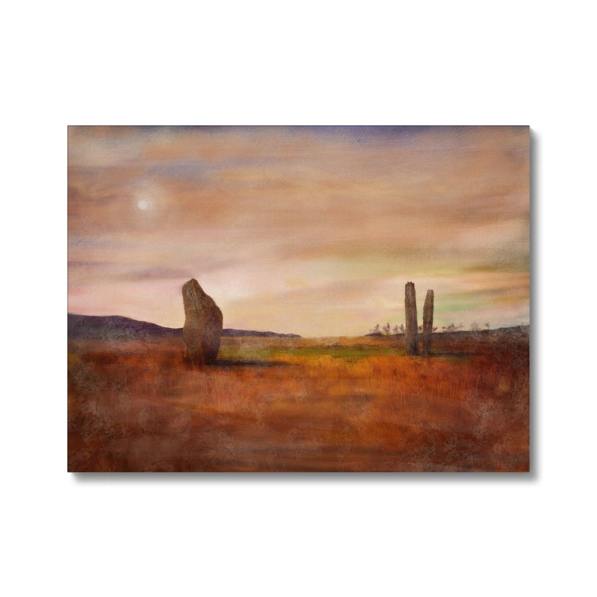 Machrie Moor Moonlight Painting | Canvas Prints From Scotland