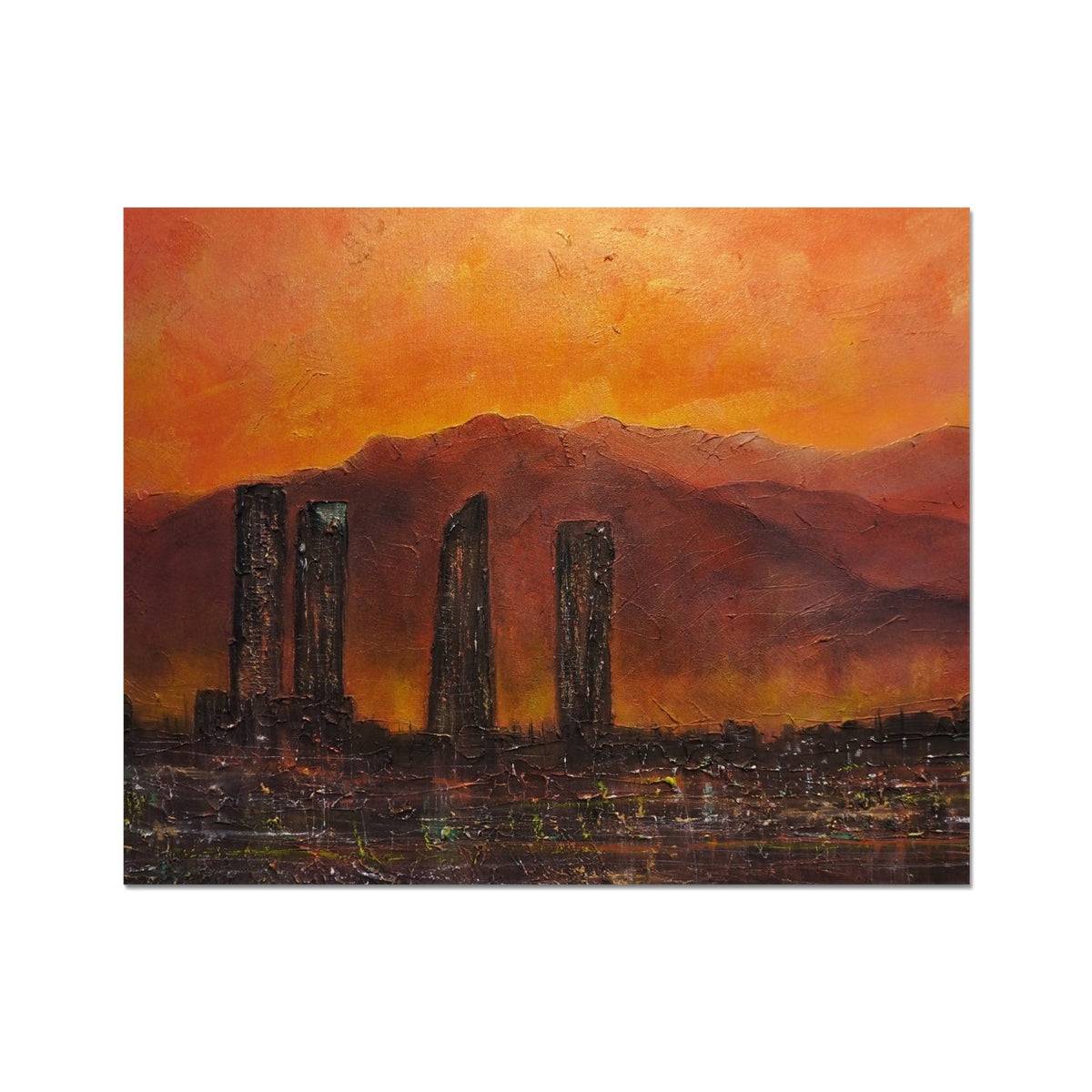 Madrid Dusk Painting | Artist Proof Collector Prints From Scotland