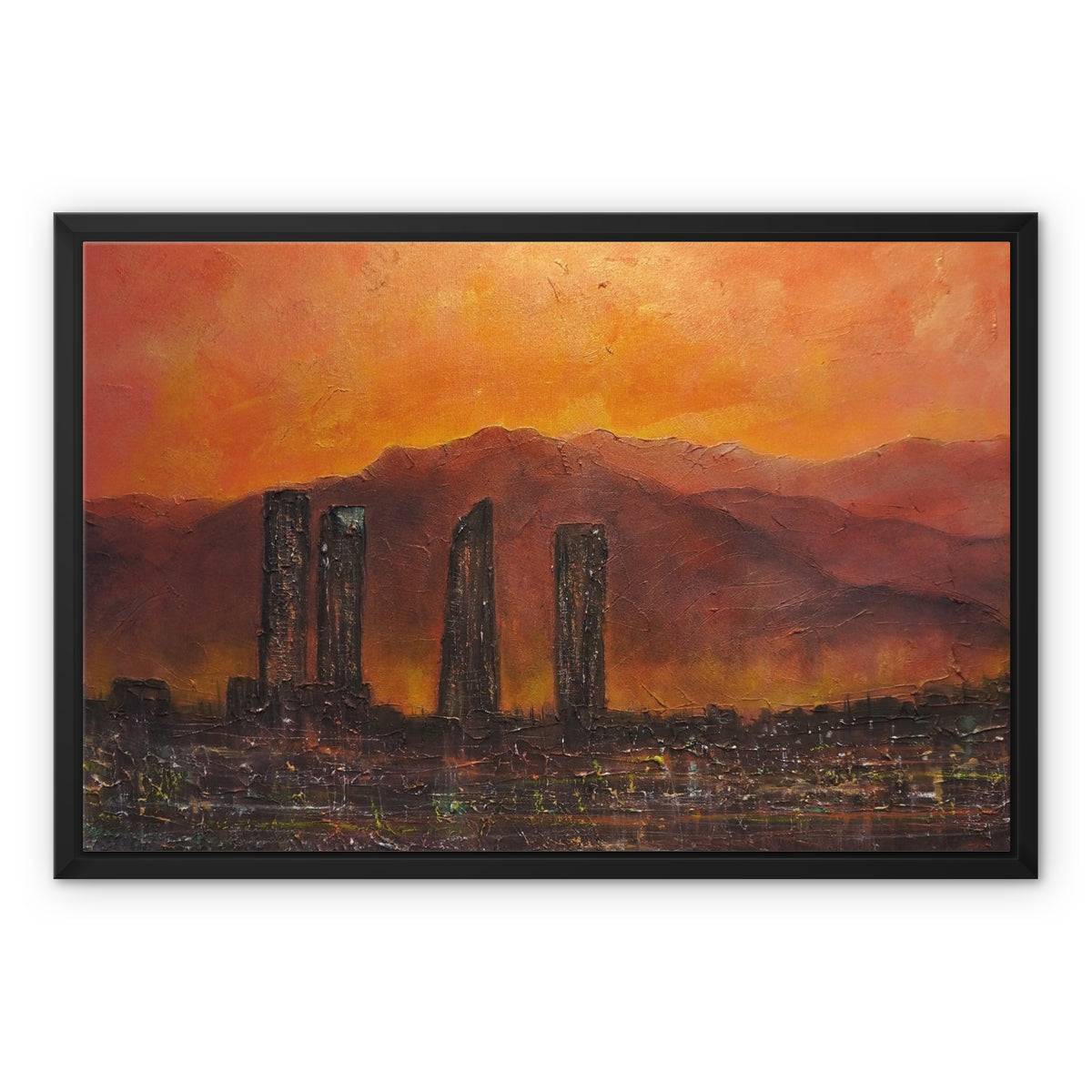 Madrid Dusk Painting | Framed Canvas Prints From Scotland