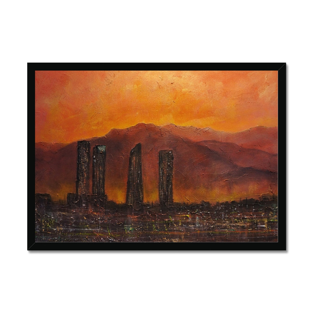 Madrid Dusk Painting | Framed Prints From Scotland