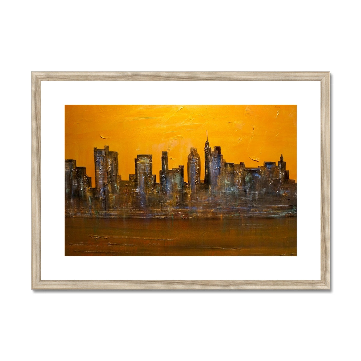 Manhattan Heat Painting | Framed &amp; Mounted Prints From Scotland