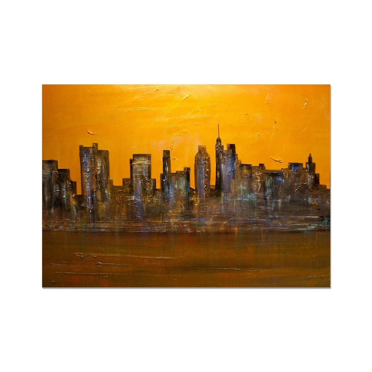 Manhattan Heat Painting | Fine Art Prints From Scotland