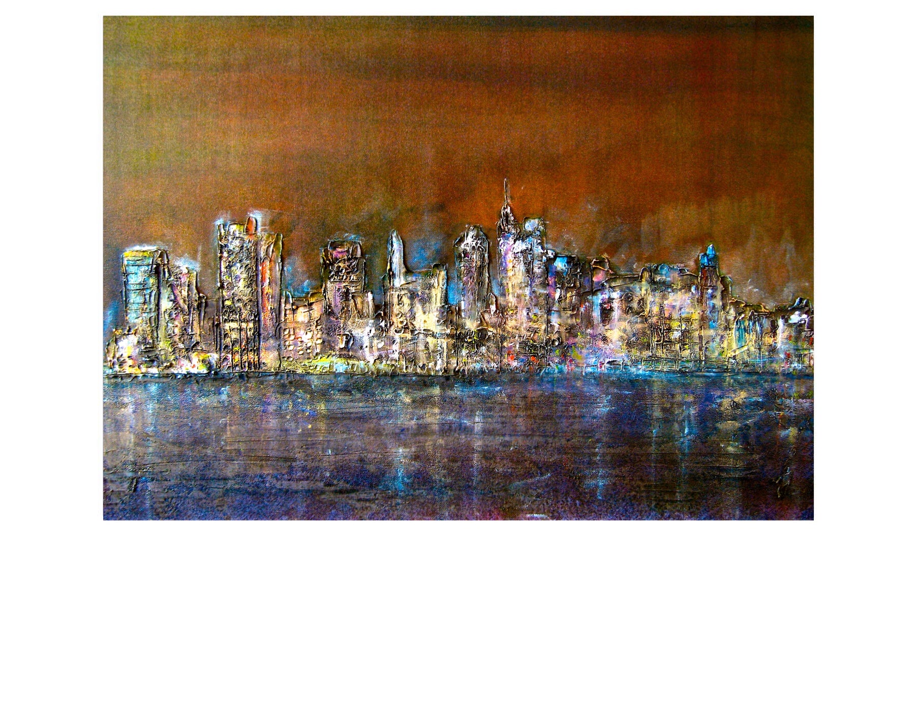 Manhattan Nights Art Prints from my Rest Of The World Art Gallery Collection