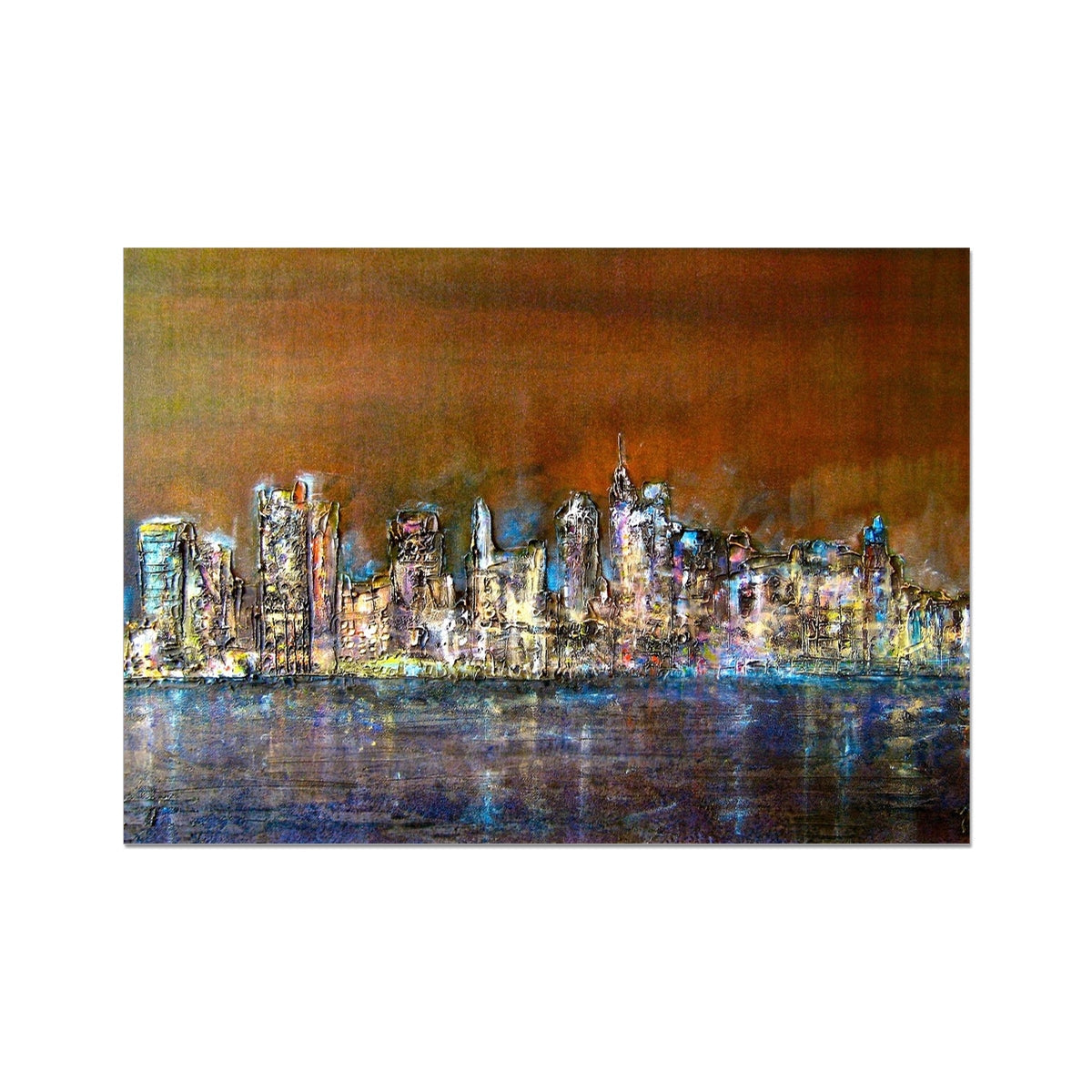 Manhattan Nights Painting | Fine Art Prints From Scotland