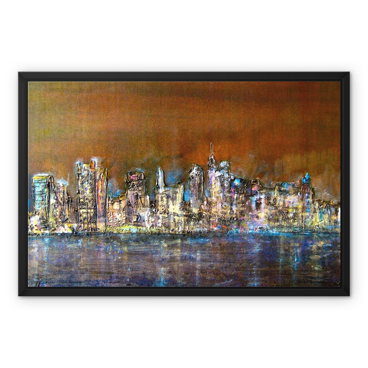 Manhattan Nights Painting | Framed Canvas Prints From Scotland