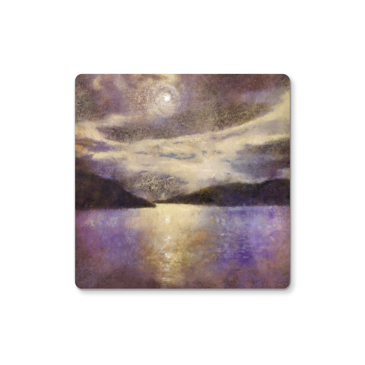 Moonlight Meets Lewis & Harris | Scottish Art Gifts | Coaster