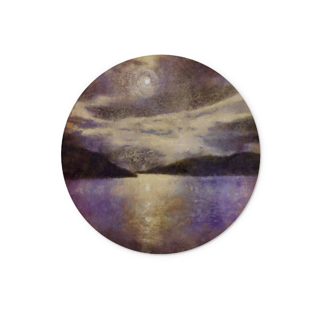 Moonlight Meets Lewis & Harris Art Gifts Glass Chopping Board | Hebridean Islands Art Gallery | Paintings, Prints, Homeware and Art Gifts From Scotland By Scottish Artist Kevin Hunter