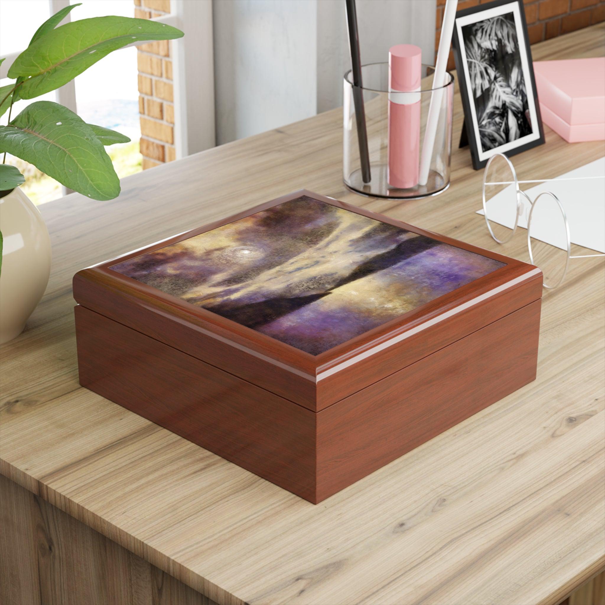 Moonlight Meets Lewis &amp; Harris | Art Jewellery Box | Scotland