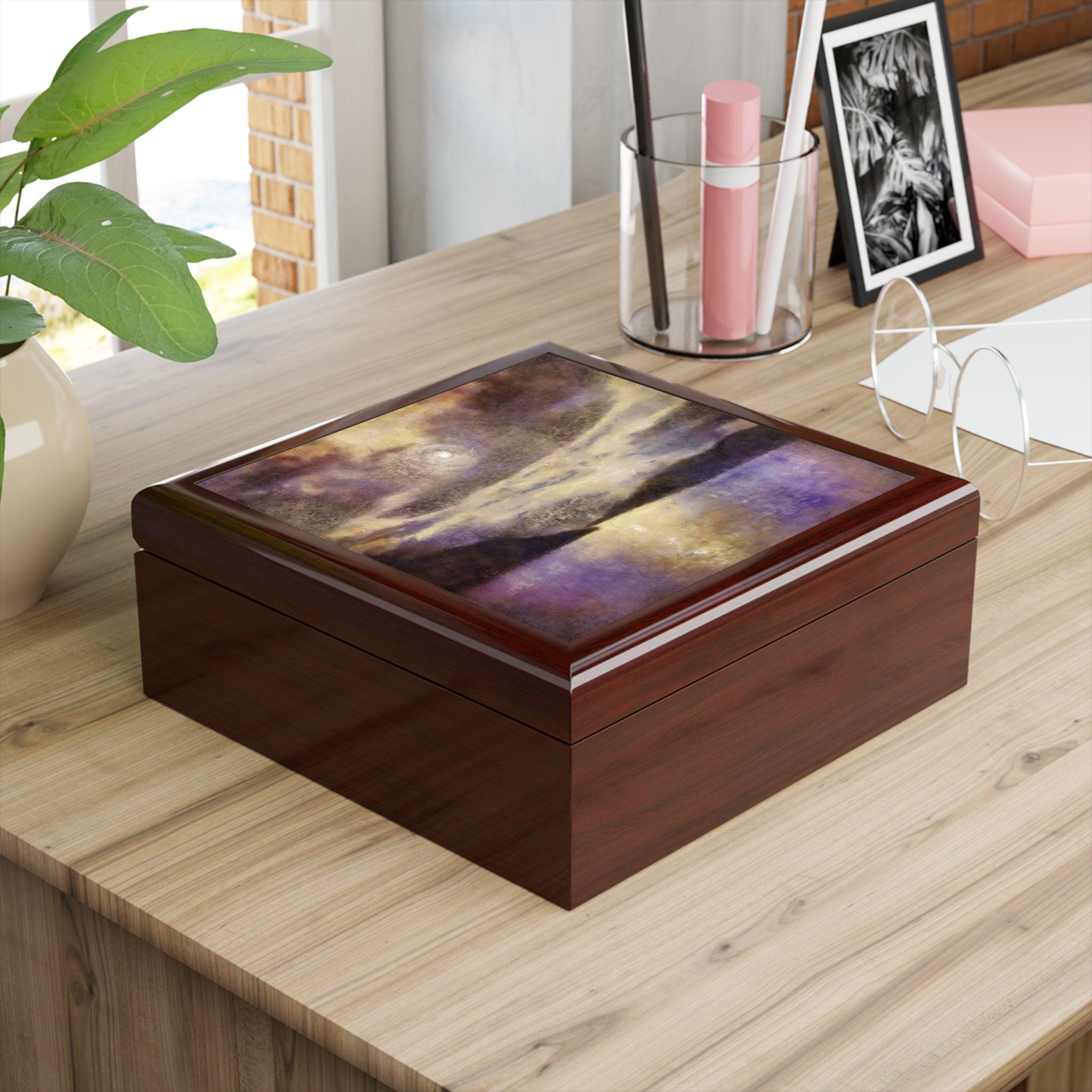 Moonlight Meets Lewis &amp; Harris | Art Jewellery Box | Scotland