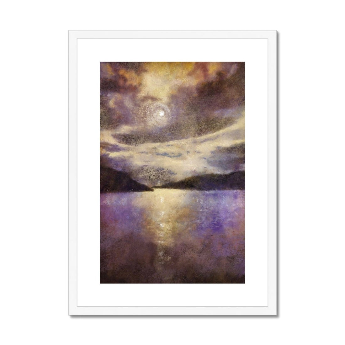 Moonlight Meets Lewis &amp; Harris Painting | Framed &amp; Mounted Prints From Scotland