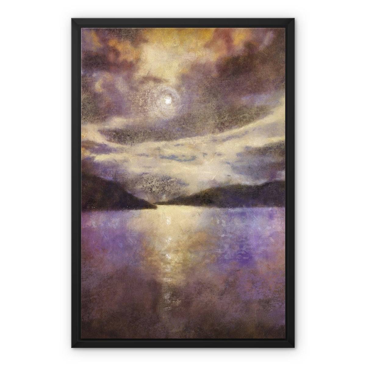 Moonlight Meets Lewis & Harris Painting | Framed Canvas Prints From Scotland