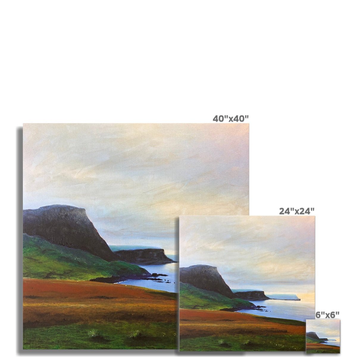 Neist Point Cliffs Skye Painting Scotland | Signed Scottish Fine Art Prints