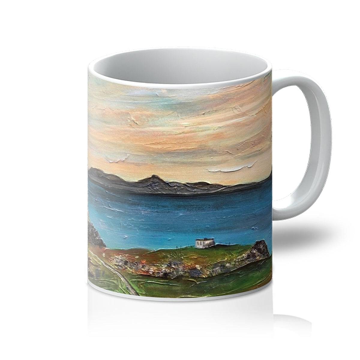 Neist Point Skye Art Gifts Mug-Mugs-Skye Art Gallery-11oz-White-Paintings, Prints, Homeware, Art Gifts From Scotland By Scottish Artist Kevin Hunter