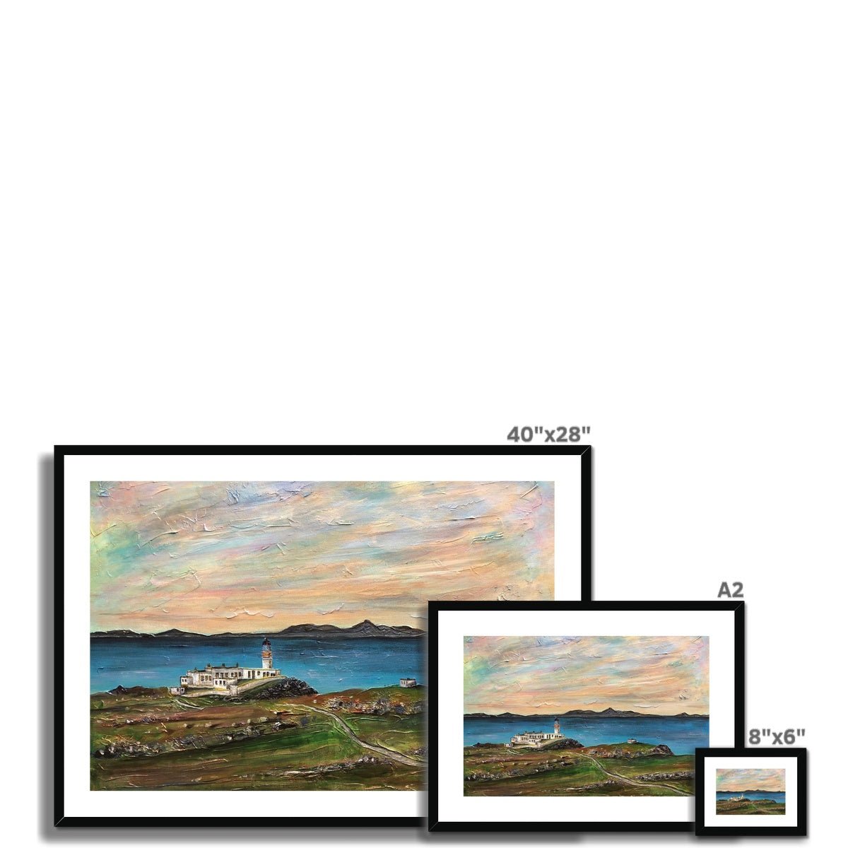 Neist Point Skye Painting | Framed &amp; Mounted Prints From Scotland